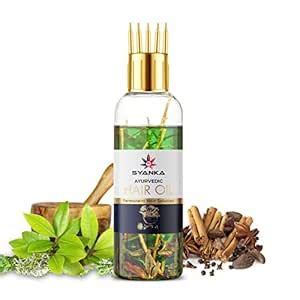 Buy Syanka Ayurvedic Jadibuti Hair Oil - 100ml | Reduces Hair Fall And ...