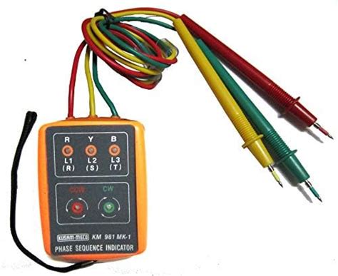 Kusam-Meco Phase Sequence Meter (3 Functions) : Amazon.in: Industrial ...
