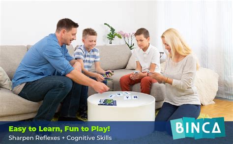 Binca Fletter Card Games,Family Card Game for Game Night,Fun Card Game ...