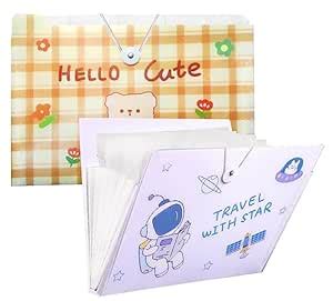 FunBlast Cartoon Theme File Folder With Elastic Band Lock Pack Of 2 A4 ...