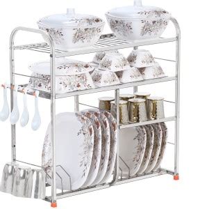 IRONTECH Utensil Kitchen Rack Steel 24 x24 inch wall mount Kitchen Dish ...