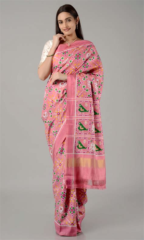 Double Ikat Patola Saree Nau Ratan – My Store