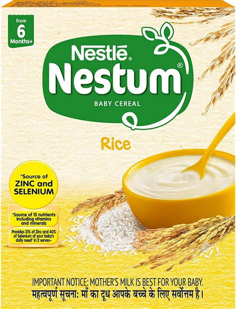 Buy NESTLE NESTUM BABY CEREAL (6 MONTHS-12 MONTHS) RICE - 300 G Online ...
