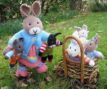 Image result for Knitted Bunny Cute