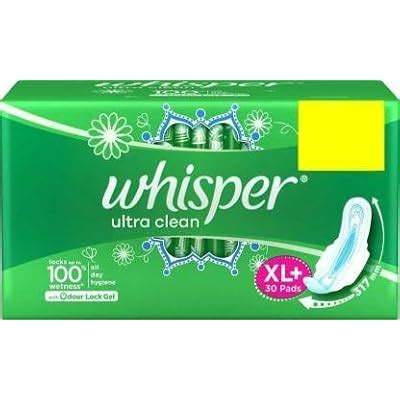 whisper Ultra Clean XL Plus Wings Pack of 30 India | Ubuy