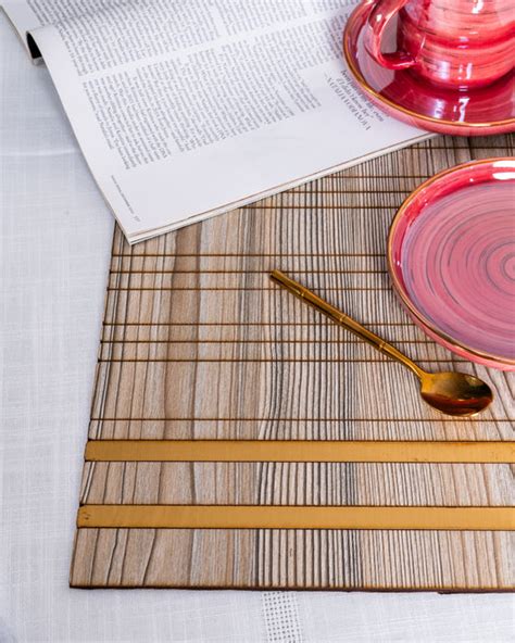 Wooden Table Mats & Leaf Cut Place Mats – Aidea Homes