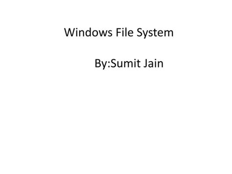 Image result for Windows File System