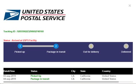 Usps.com Tracking by Tracking Number 的图像结果