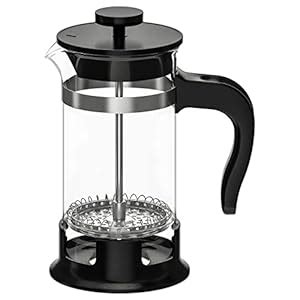 Buy Ikeaa UPPHETTA Glass Coffee and Tea Maker, 0.4L, Stainless Steel ...