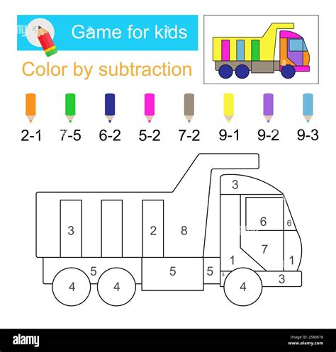 Image result for Math Worksheet Color Game