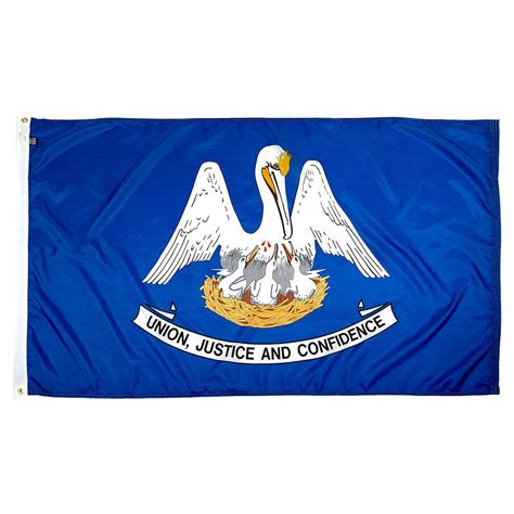 Louisiana State Flag - 3x5' Nylon American Made