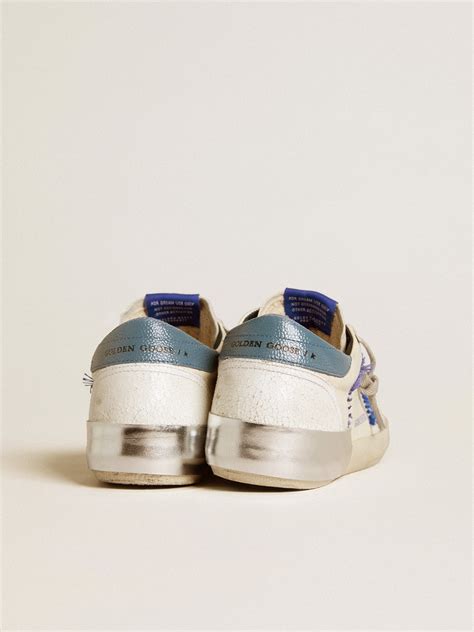 Women’s Super-Star LTD in nappa with embroidered star and leather heel ...