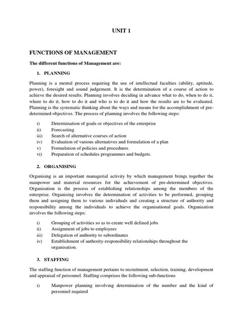 Image result for Functions of Management PDF