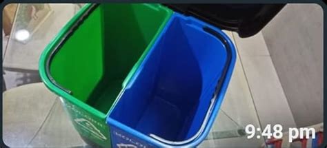 KOLORR Twin Bin 19 Liters Dustbin Dry & Wet Waste Pedal Dustbins / 2 In ...