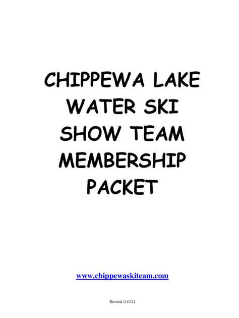 Fillable Online WATER SKI Fax Email Print - pdfFiller