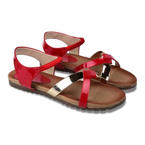 Buy Bare Soles Golden Stripe Stylish Everyday Women's/Girl's Sandal- 40 ...