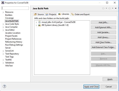 Image result for MS Access Connection with Selenium Java