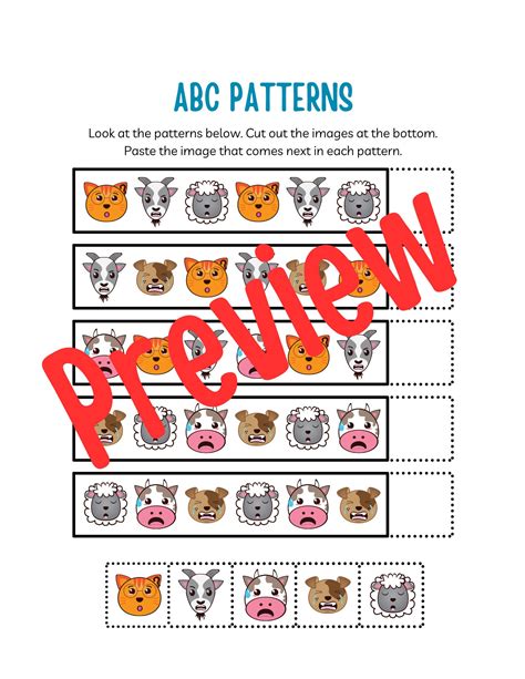 Image result for Learn Patterns Prinable