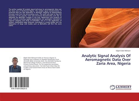 Buy Analytic Signal Analysis Of Aeromagnetic Data Over Zaria Area ...