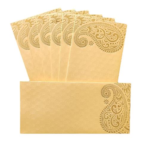 Jhintemetic® - Pack of 25 Matellic Cream Colourful Designer Shagun ...