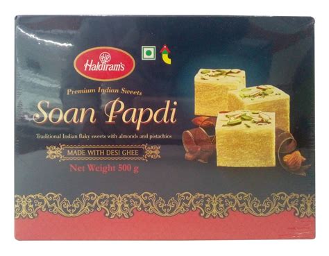 Haldiram’s Premium Indian Sweets - Soan Papdi, 500g Carton : Amazon.in ...