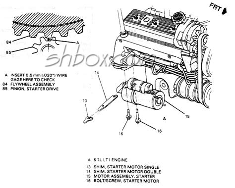 LT1 Engine Exploded View 的图像结果