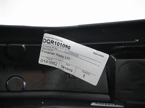 Genuine Land Rover Discovery II Left Rear Bumper Quarter Finish Trim ...