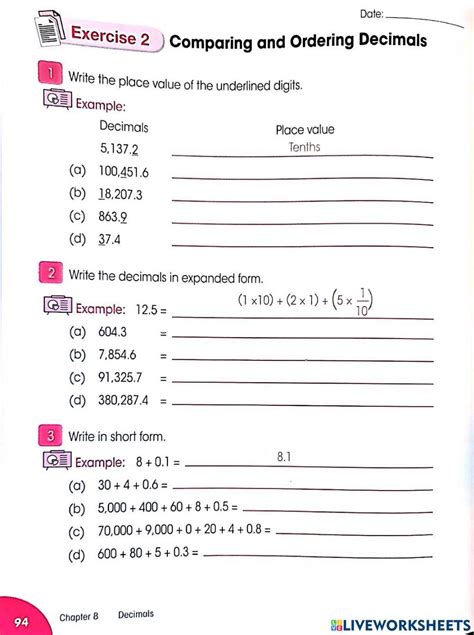 Image result for Write Decimals in Expanded Form