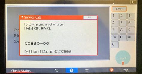Image result for Ricoh Printer Code Error SC 865 01