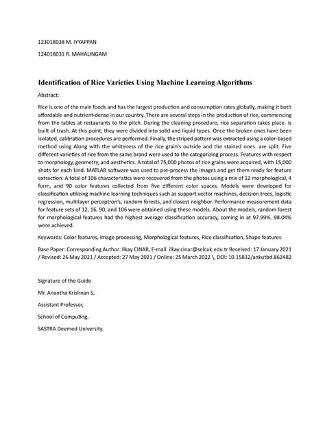 Abstract-2 - Its good - 123018038 M. IYYAPPAN 124018031 R. MAHALINGAM ...