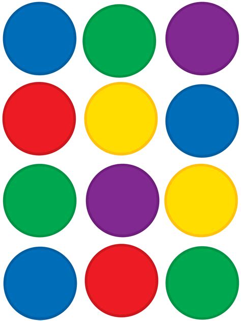 Colorful Circles Mini Accents - TCR5127 | Teacher Created Resources
