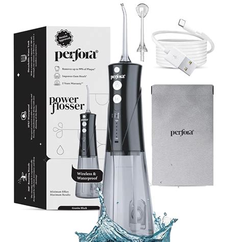 Perfora Power Dental Water Flosser - 300ml | 2 Year Warranty | 8 Water ...