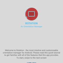 Rotation, l'app per gestire la rotazione dello schermo