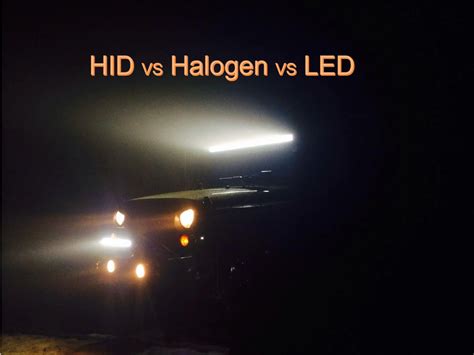 HID VS Halogen VS LED Light: Which is Better for Driving - Ginto ...