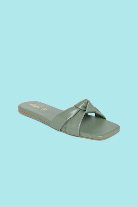 Green Solid Casual Women Sandals - Selling Fast at Pantaloons.com