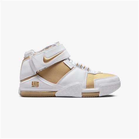 Buy NIKE LEBRON 2 MACCABI 'WHITE/METALLIC GOLD-VARSITY CRIMSON ...