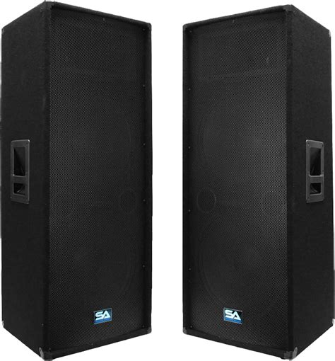 Seismic Audio Dual 15” PA/DJ PRO Speakers - 1400 Watts : Amazon.in ...