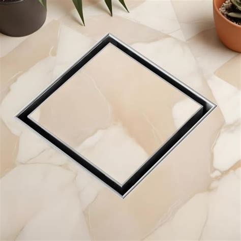 Kohler Hidden Floor Drain Square, SS304 Stainless Steel, Dual Usage ...