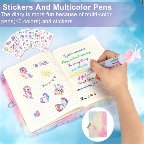 Jxzdle Sparkly Unicorn Diary with Lock and Keys - Perfect India | Ubuy