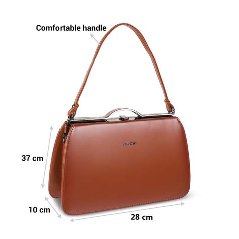 Buy Mochi Women Tan Hand Bags Frame Bags Online | SKU: 66-106-23-10 ...