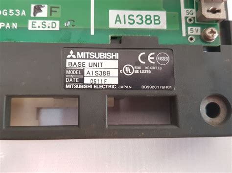 Mitsubishi Electric A1S38B PLC Base Unit With A1SX40 Input Unit Module ...