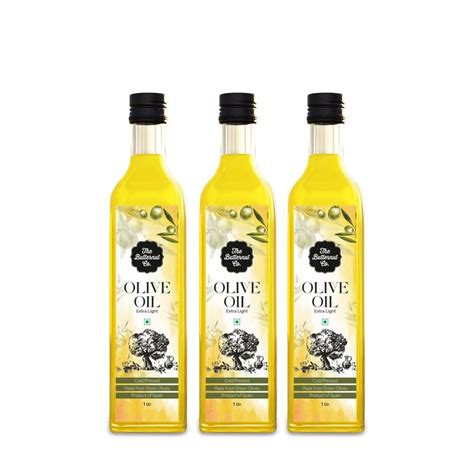 The Butternut Co. Cold Pressed Extra Light Olive Oil, Premium Cooking