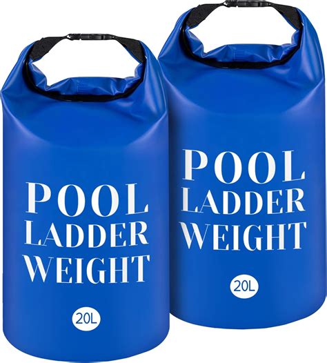 Amazon.com : 20L/50LB 500D PVC Swimming Pool Ladder Weights- 2 Pcs ...