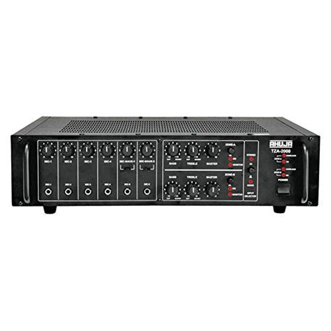 Ahuja TZA-2000® 200-Watt 2-Zone PA Mixer Amplifier with Advanced Audio ...