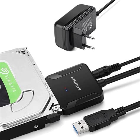Sounix SATA III naar USB 3.0 kabel Adapter - 2.5 inch en 3.5 inch HDD ...