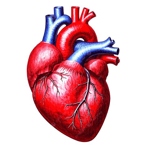Realistic Human Heart, Human Heart, Heart, Human Body PNG Transparent ...