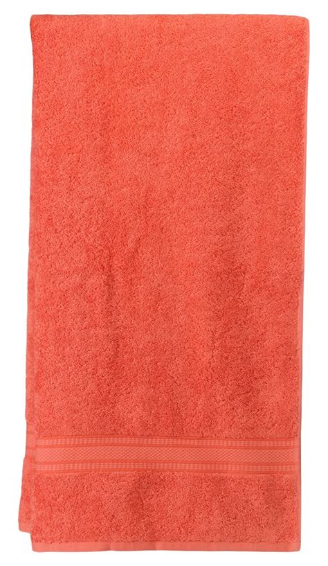 Trident Classic Solid 525 GSM Cotton Bath Towel - Crimson Pearl ...