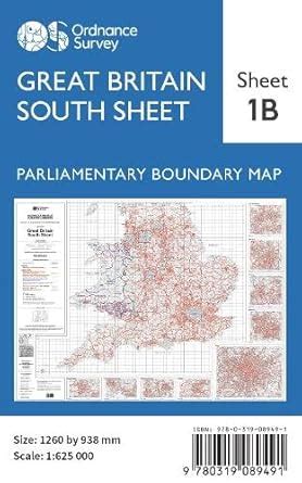 Buy Great Britain South: 1B (OS Admin Boundary Map) Book Online at Low ...