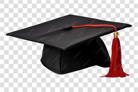 Graduation cap with red tassel | Premium AI-generated PSD