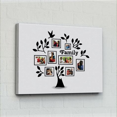 Family Tree Collage Frame 1 | Personalized Family Tree Collage Frame ...